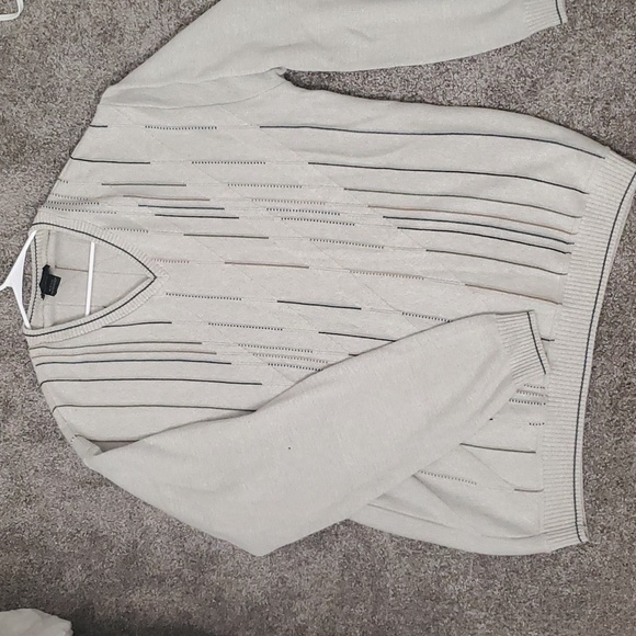 Vintage Tosani Men's Light Gray Sweater size XL